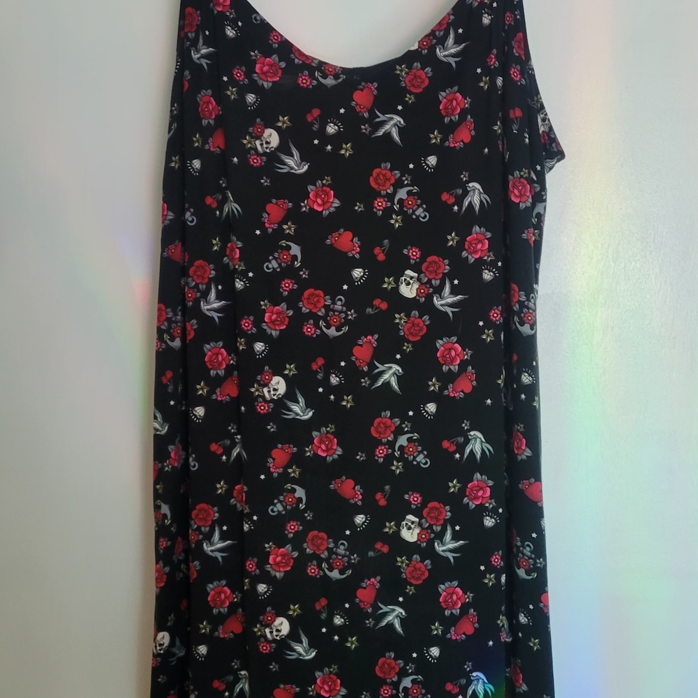 Torrid Mini Stretch Challis Slip Dress